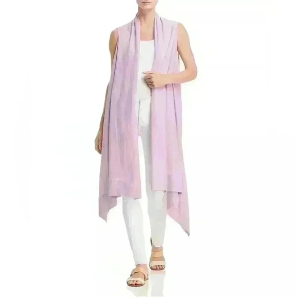 NWT Donna Karan DKNY
Open Sweater Vest 100% linen multiway
infinity wrap Sz XS/S - Picture 2 of 10